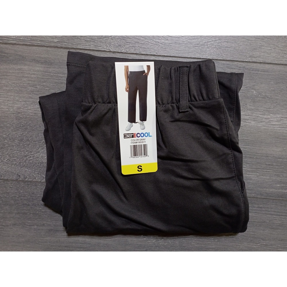 32 Degrees Cool Pants Adult Small Gray Straight Leg Trousers Women
